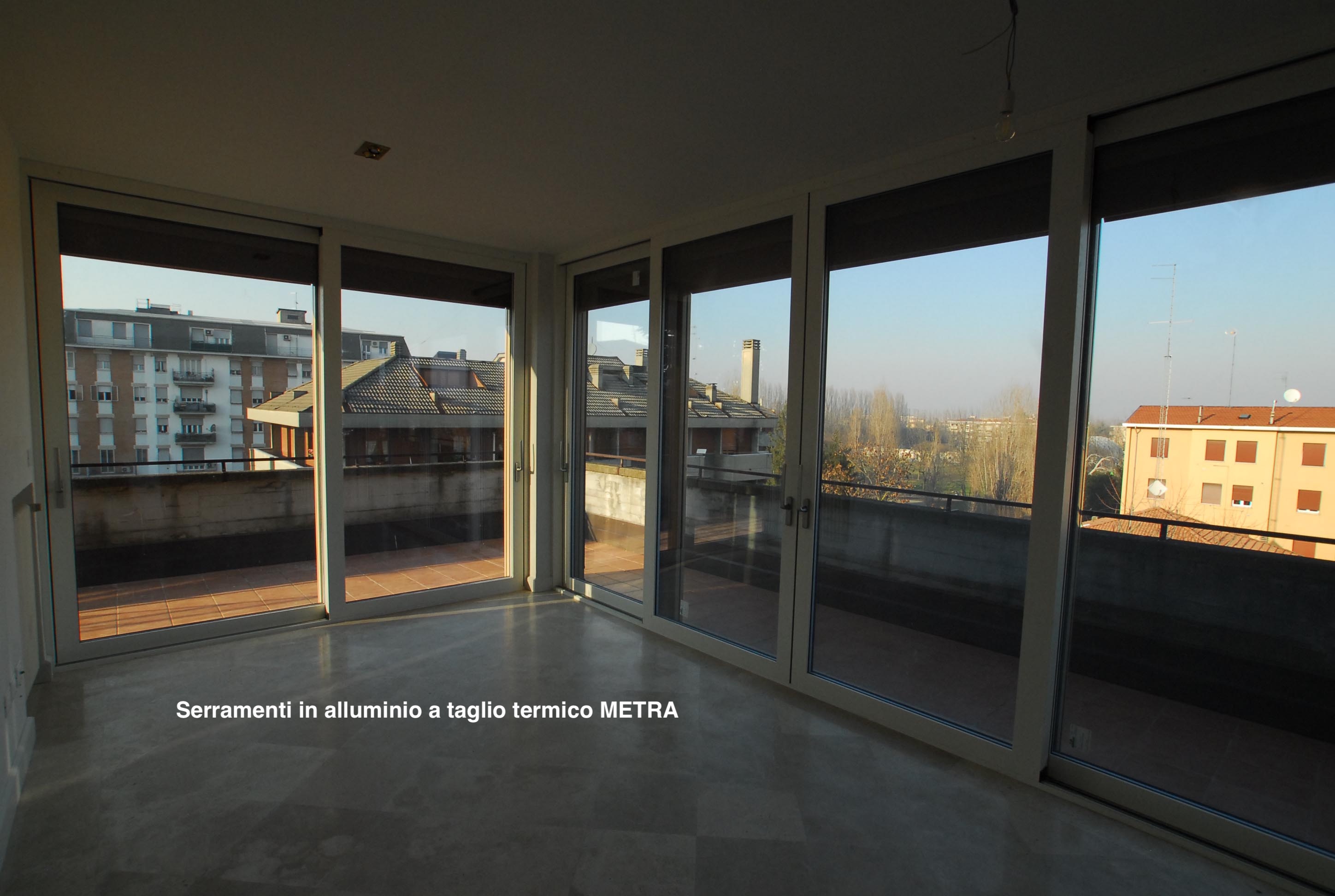 Serramenti in alluminio a Parma - finestre e infissi su misura realizzati da Lucani